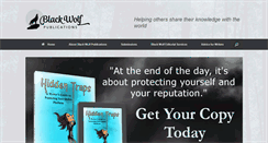 Desktop Screenshot of blackwolfpublications.com